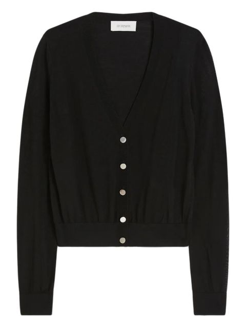 Sportmax fine-knit cardigan - Black - zdjęcie produktu nr 1