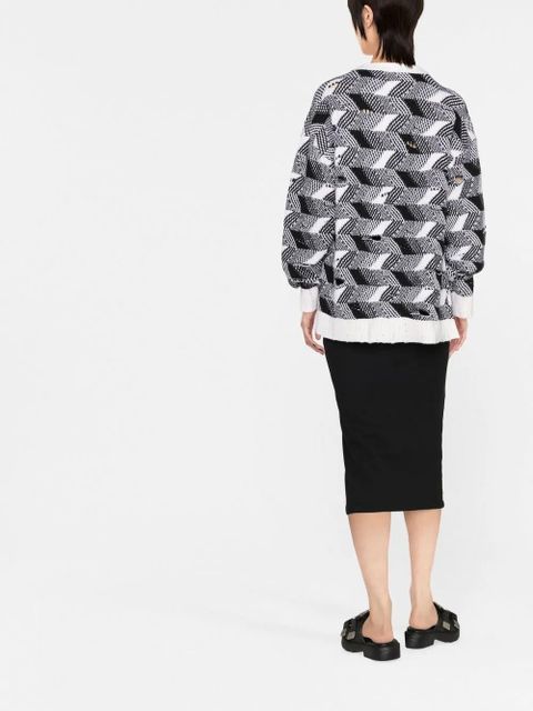 Missoni woven-knit jumper - White