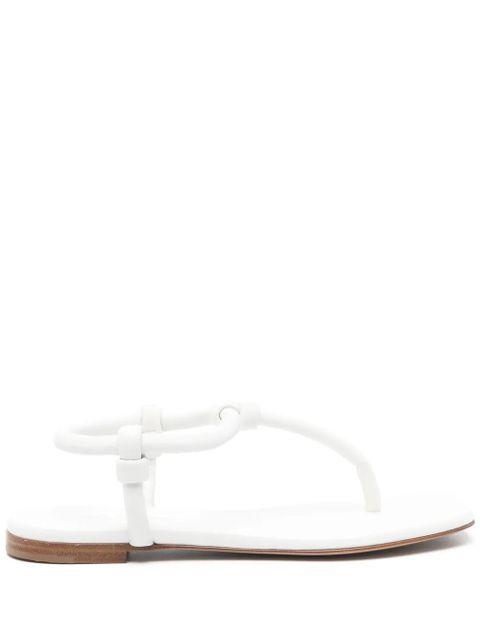 Gianvito Rossi leather sandals - White - zdjęcie produktu nr 1