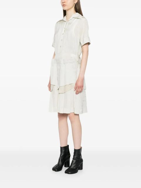 Maison Margiela layered dress - Neutrals - zdjęcie produktu nr 2
