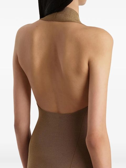 KHAITE Mahi dress - Brown