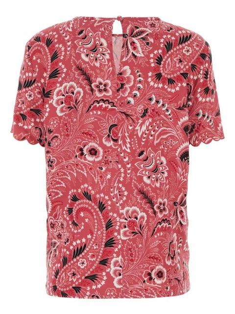 ETRO paisley-print blouse - Red - zdjęcie produktu nr 2