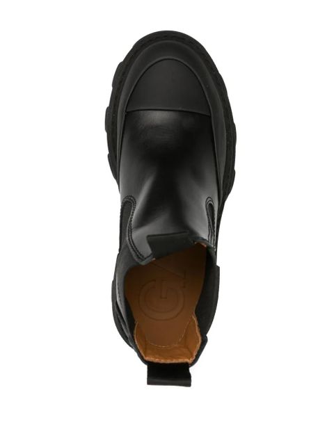 GANNI ankle Chelsea boots - Black