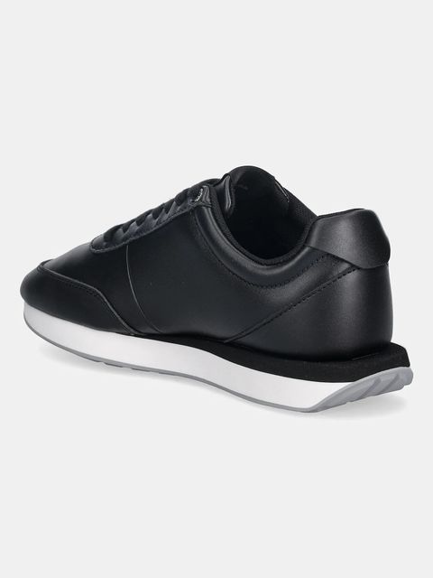 Calvin Klein sneakersy RETRO RUNNER LACE UP LTH MG damskie kolor czarny YW0YW01942