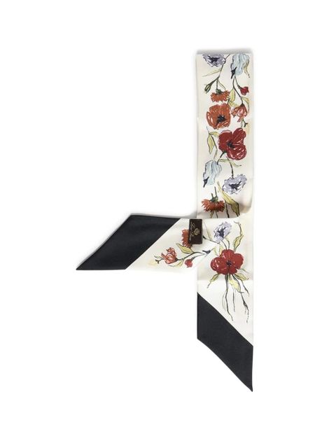 Loro Piana floral silk tie-band - Neutrals - zdjęcie produktu nr 2