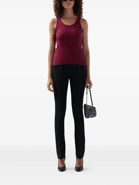 GCDS ribbed embroidered tank top - zdjęcie produktu nr 2