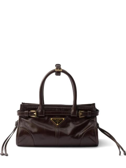 Prada Bonnie leather mini handbag - Brown - zdjęcie produktu nr 1