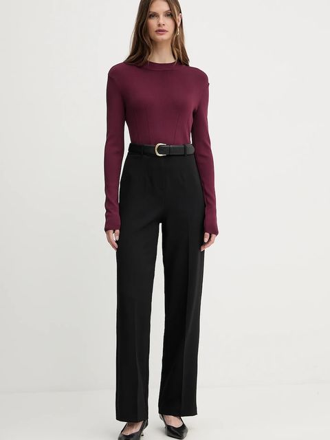 Armani Exchange sweter damski kolor bordowy lekki XW000763 AF10352 - zdjęcie produktu nr 2