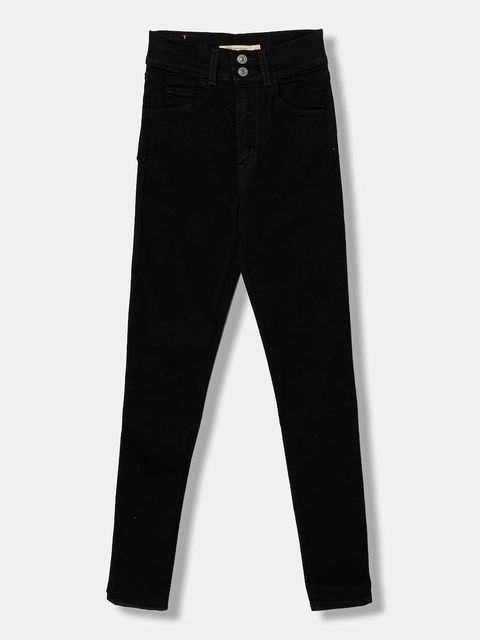 Levi's jeansy RETRO HIGH SKINNY DB damskie kolor czarny A6593 - zdjęcie produktu nr 1