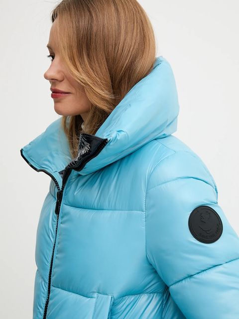 Save The Duck kurtka ISLA kolor niebieski przejściowa D39370W.LOVE21