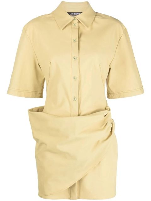 Jacquemus La robe Camisa shirt dress - Neutrals - zdjęcie produktu nr 1