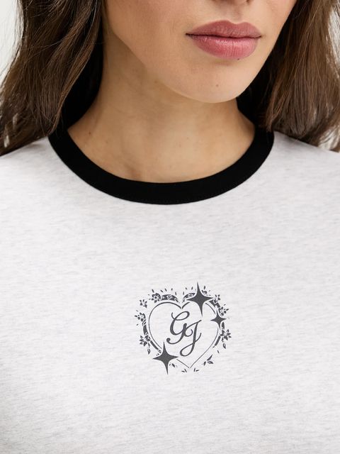 Guess Jeans t-shirt damski kolor szary W6RI16 J1314