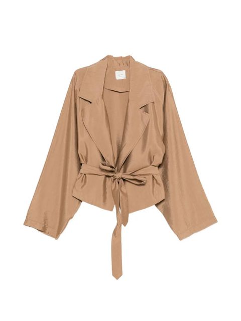 Alysi belted jacket - Brown - zdjęcie produktu nr 1
