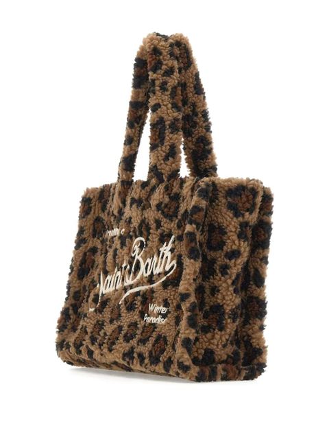 MC2 Saint Barth logo-embroidered tote bag - Brown