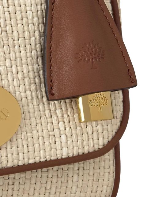 Mulberry Antony woven-raffia crossbody bag - Neutrals