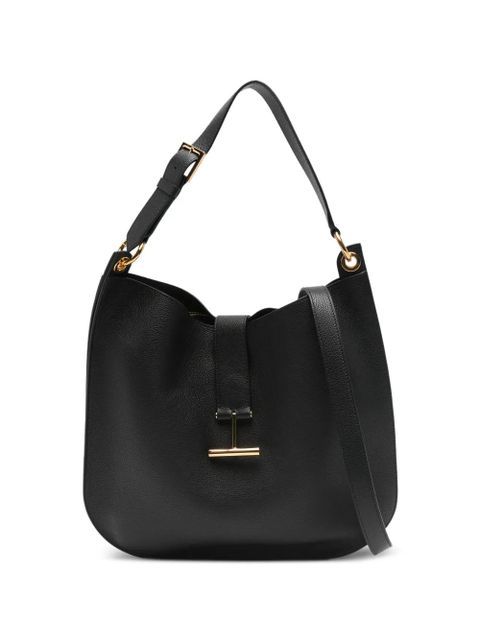 TOM FORD Tara T-Bar leather shoulder bag - Black - zdjęcie produktu nr 1