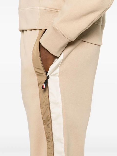Moncler Grenoble side-stripe track pants - Neutrals