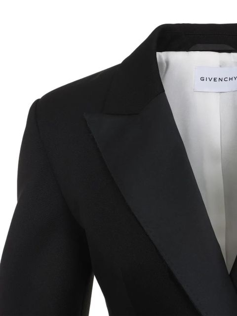 Givenchy Cacoon peaked-collar jacket - Black - zdjęcie produktu nr 2