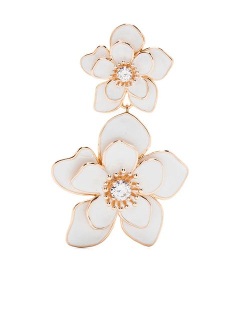 Self-Portrait flower tiered earrings - Gold - zdjęcie produktu nr 1