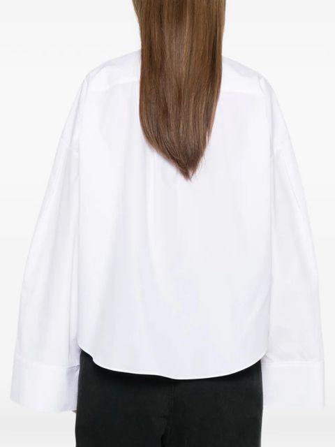 Blumarine popeline shirt - White