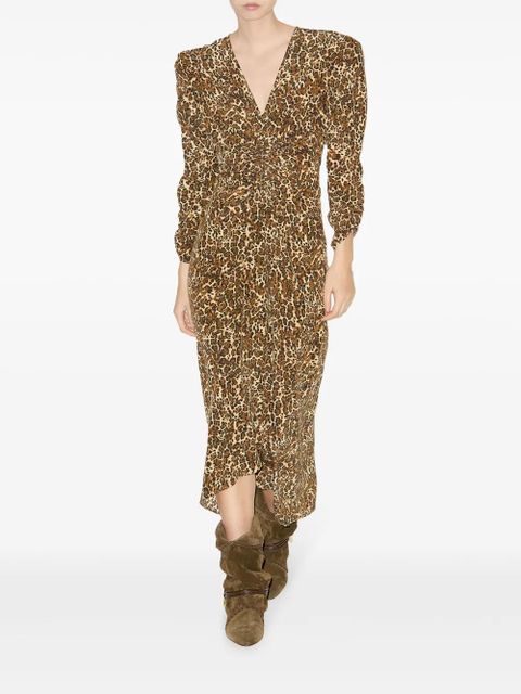 ISABEL MARANT Albini dress - Brown