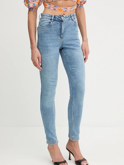 Silvian Heach jeansy DANI damskie kolor niebieski GPP25146JE