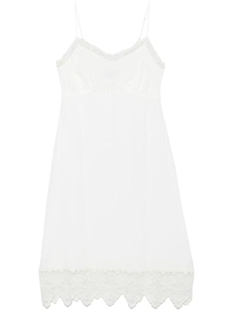 Simone Rocha lace-trim midi dress - White - zdjęcie produktu nr 1