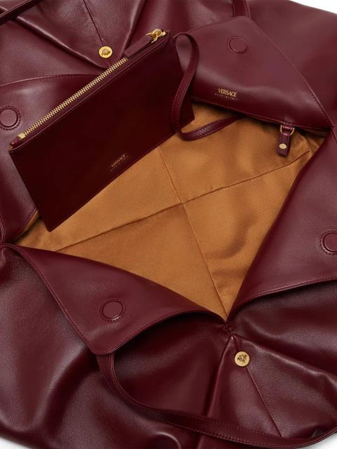 Versace large Protea leather shoulder bag - Red