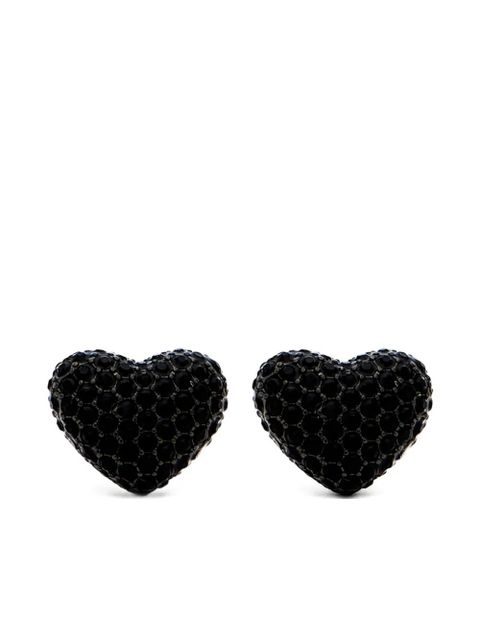 Marc Jacobs The Pavé Balloon Heart earrings - Black - zdjęcie produktu nr 1