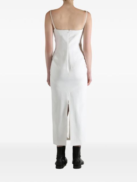 Givenchy Sliced square-neck maxi dress - Neutrals