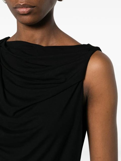ENTIRE STUDIOS sleeveless draped top - Black