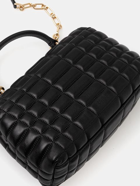 MICHAEL Michael Kors torebka skórzana kolor czarny 30F5G2RS2L - zdjęcie produktu nr 2