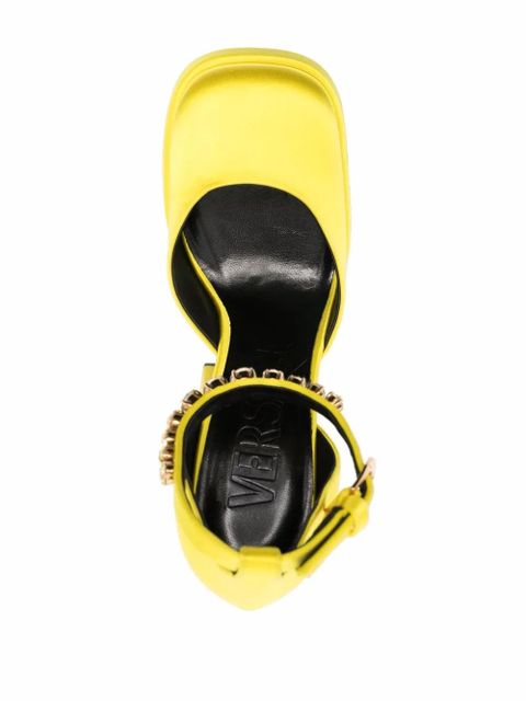 Versace Medusa Aevitas platform pumps - Yellow