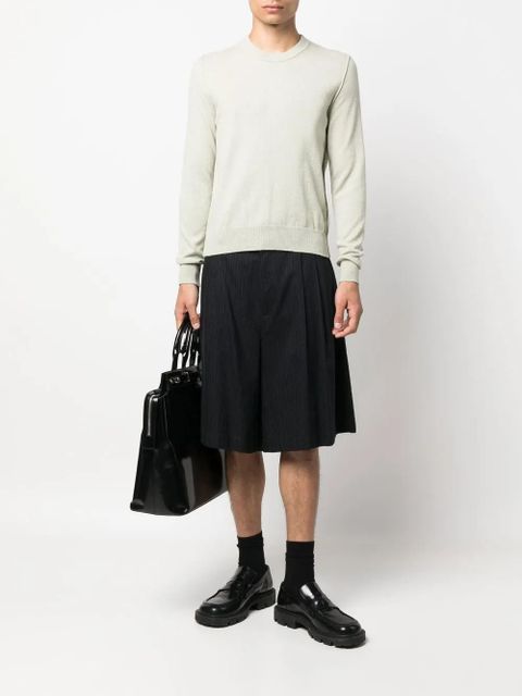 Maison Margiela crew-neck cashmere jumper - Green - zdjęcie produktu nr 2