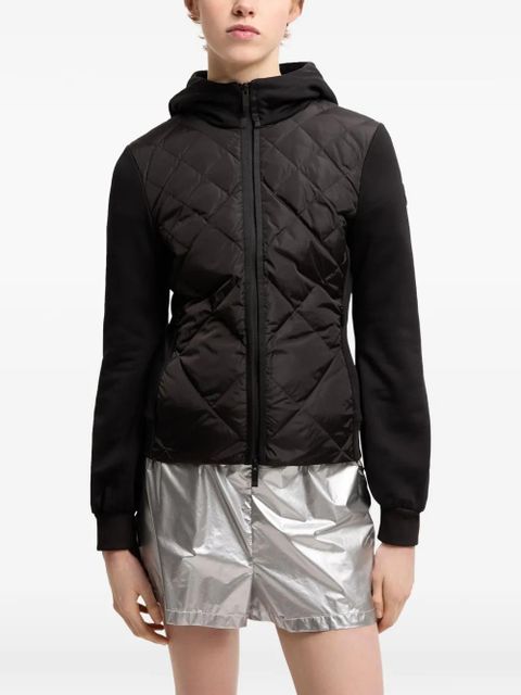 Moncler quilted hooded jacket - Black