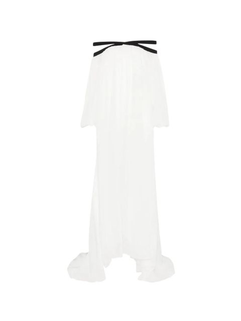 TOM FORD black-detail maxi dress - White - zdjęcie produktu nr 1