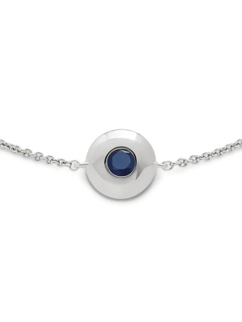 Monica Vinader September Sapphire Birthstone bracelet - Silver
