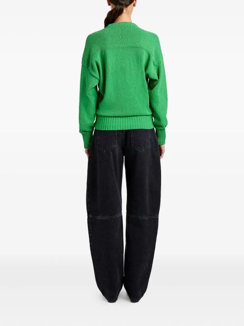 Proenza Schouler Niccola scoop-neck sweater - Green
