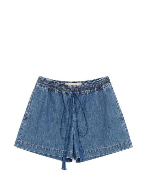 Valentino Garavani V-gold drawstring shorts - Blue - zdjęcie produktu nr 1