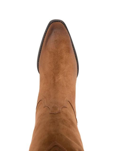 Paris Texas 40mm Hilda suede boots - Brown