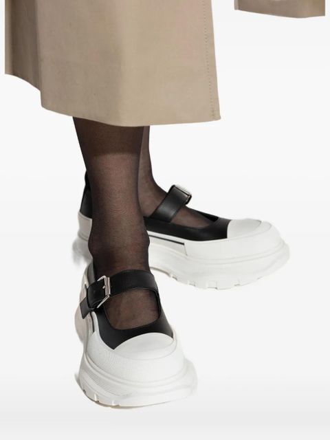 Alexander McQueen Oversized mary jane chunky sneakers - Black