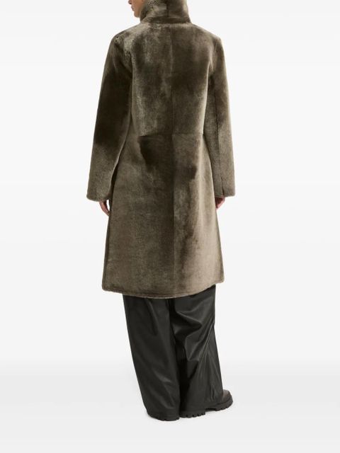 Yves Salomon shearling coat - Grey - zdjęcie produktu nr 2