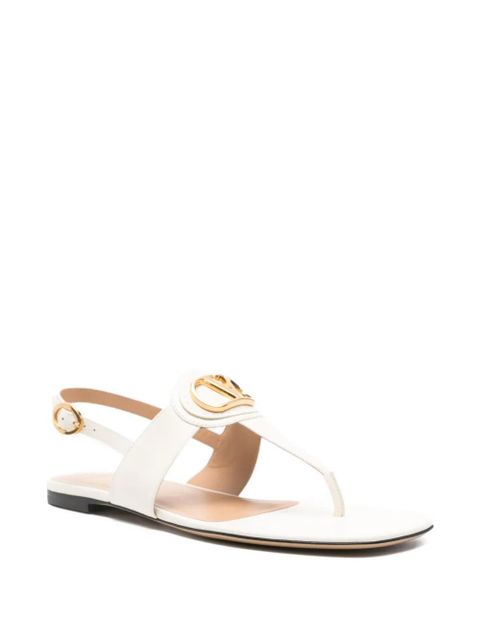 Valentino Garavani VLogo Signature slingback sandals - White - zdjęcie produktu nr 2