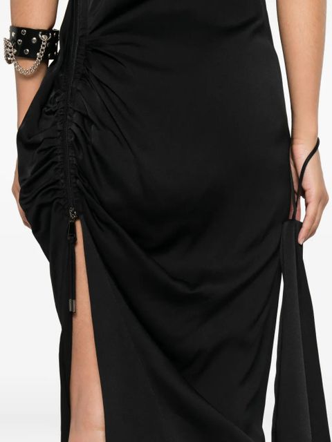 Vivienne Westwood one-shoulder draped maxi dress - Black