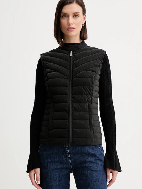 Guess bezrękawnik EMMANUELA kolor czarny przejściowy W5YL14 WHDQ0 - zdjęcie produktu nr 1