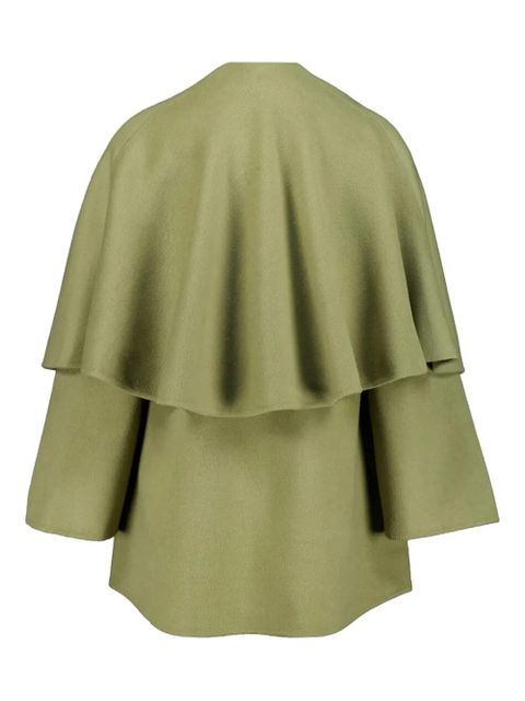 ZIMMERMANN Rebellion wool cape - Green - zdjęcie produktu nr 2