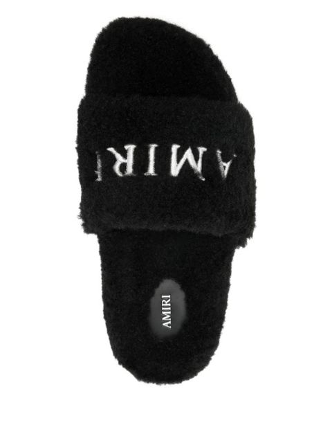 AMIRI logo slides - Black