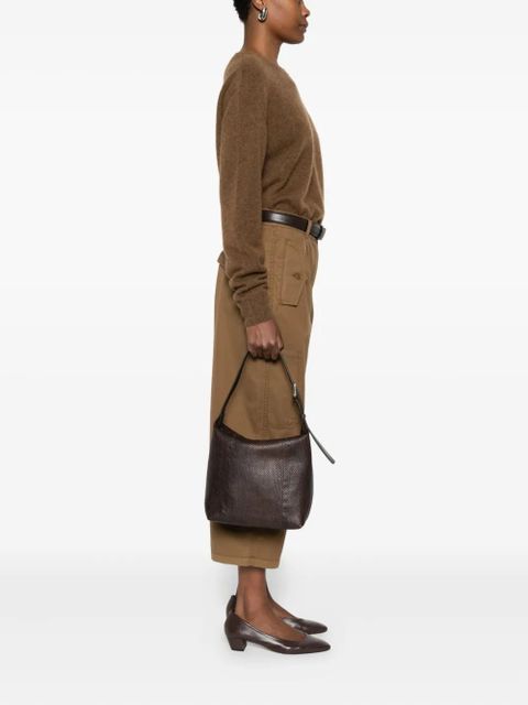 The Row leather tote bag - Brown