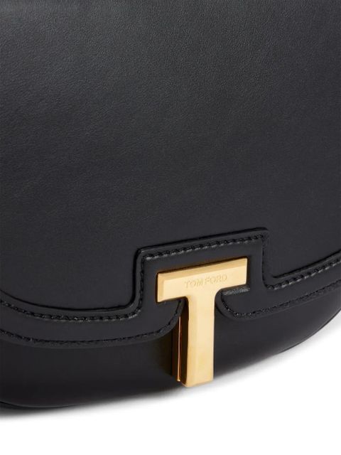 TOM FORD Wallis leather crossbody bag - Black