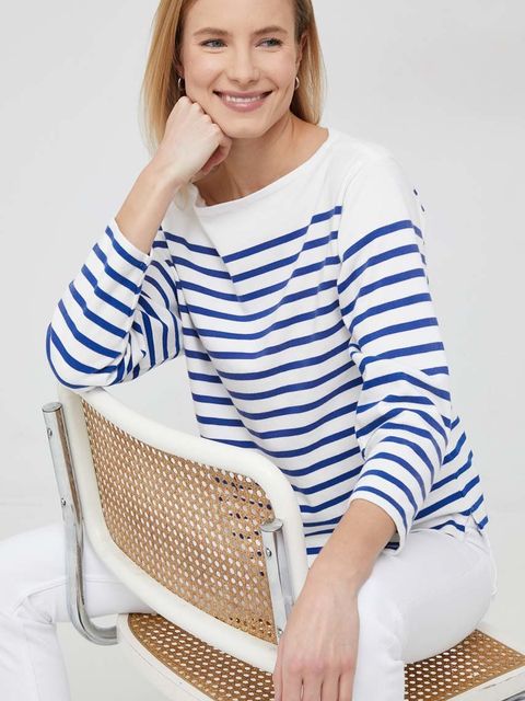 Polo Ralph Lauren longsleeve bawełniany kolor biały - zdjęcie produktu nr 1